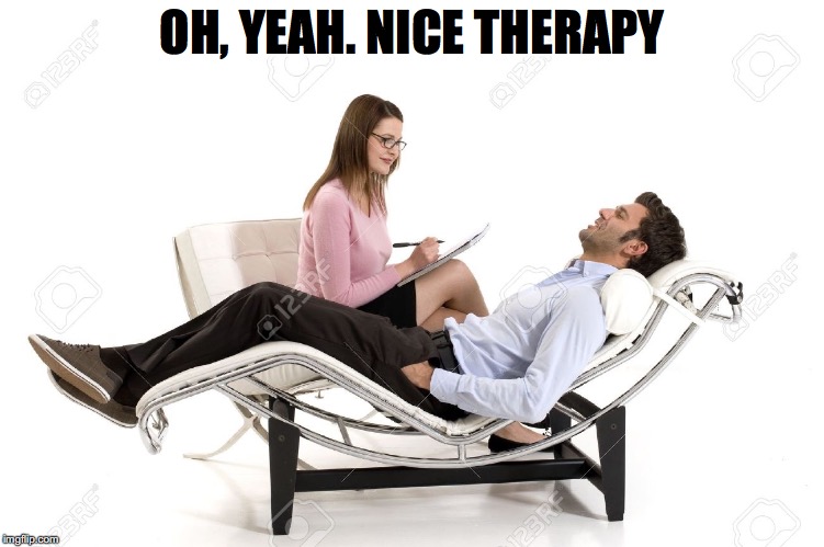 Therapist | OH, YEAH. NICE THERAPY | image tagged in therapist | made w/ Imgflip meme maker