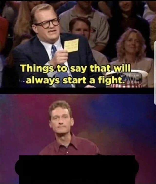 Things to say Blank Meme Template