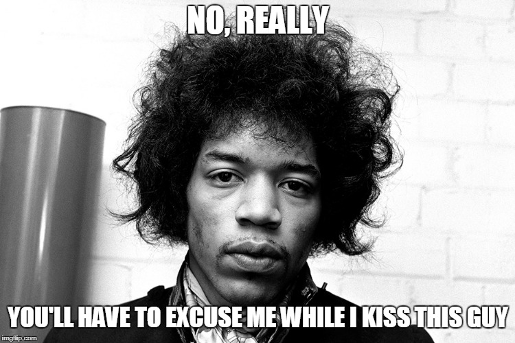 NO, REALLY YOU'LL HAVE TO EXCUSE ME WHILE I KISS THIS GUY | made w/ Imgflip meme maker