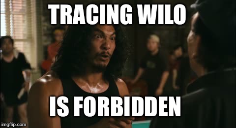 wilo | TRACING WILO; IS FORBIDDEN | image tagged in wilo | made w/ Imgflip meme maker
