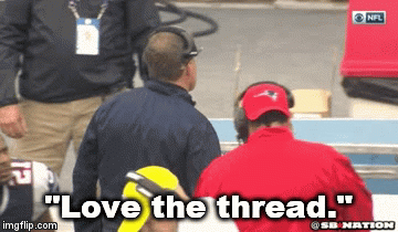 "Love the thread." | image tagged in gifs | made w/ Imgflip video-to-gif maker