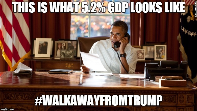 image tagged in obama,trump,walkaway | made w/ Imgflip meme maker