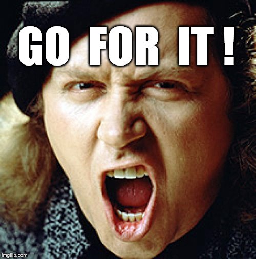 kinison | GO  FOR  IT ! | image tagged in kinison | made w/ Imgflip meme maker