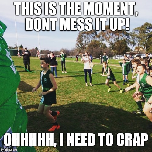 THIS IS THE MOMENT, DONT MESS IT UP! OHHHHH, I NEED TO CRAP | image tagged in jacko | made w/ Imgflip meme maker