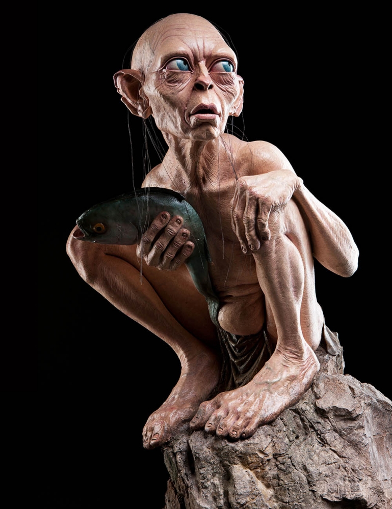 High Quality Gollum with fish Blank Meme Template