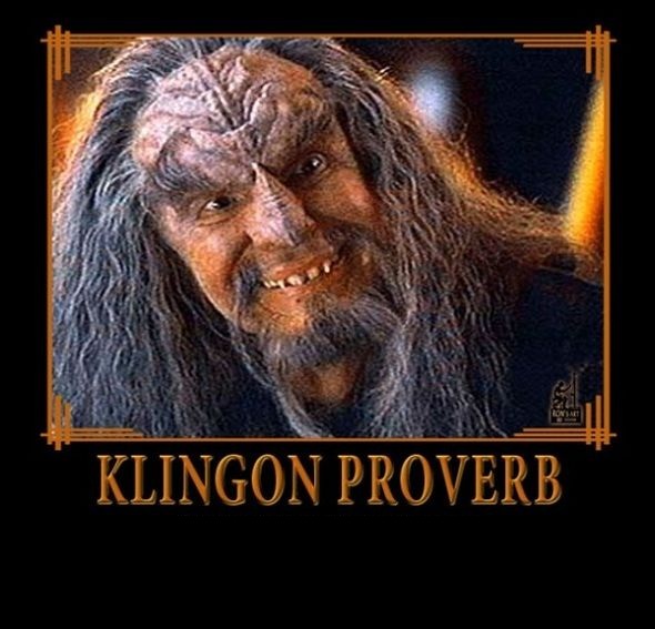 Klingon Proverb Template Blank Meme Template