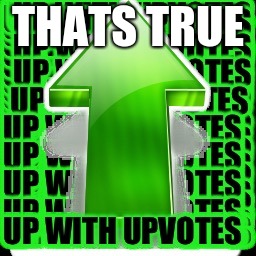 upvote | THATS TRUE | image tagged in upvote | made w/ Imgflip meme maker