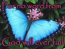 Luke 1:37 God's Word Will Never Fail | For no word from; God will ever fail | image tagged in bible,bible verse,holy bible,holy spirit,verse,god | made w/ Imgflip meme maker