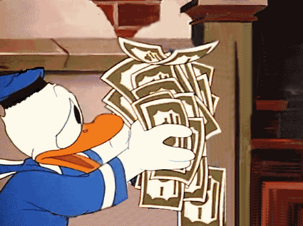 High Quality Disney money Blank Meme Template