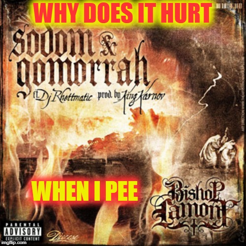 WHY DOES IT HURT WHEN I PEE | made w/ Imgflip meme maker