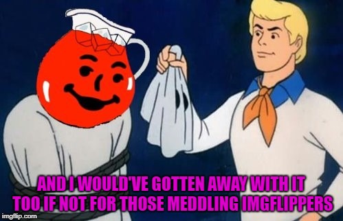 AND I WOULD'VE GOTTEN AWAY WITH IT TOO IF NOT FOR THOSE MEDDLING IMGFLIPPERS | made w/ Imgflip meme maker