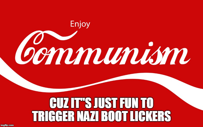 CUZ IT"S JUST FUN TO TRIGGER NAZI BOOT LICKERS | image tagged in altright nazi snowflake liberal centrist boot licker | made w/ Imgflip meme maker