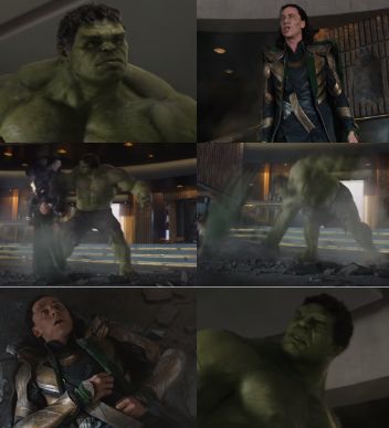 hulk and loki Blank Meme Template