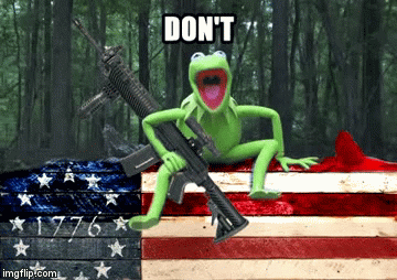 Kermit The Frog 1776 Don't Tread On Me - Imgflip