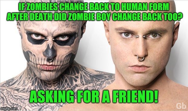 Zombie boy | image tagged in zombie | made w/ Imgflip meme maker