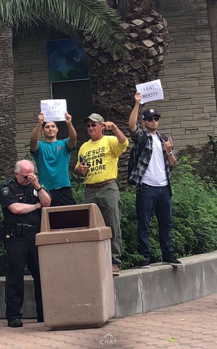 cop and protesters  Blank Meme Template