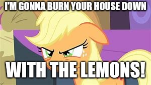 I'M GONNA BURN YOUR HOUSE DOWN WITH THE LEMONS! | made w/ Imgflip meme maker
