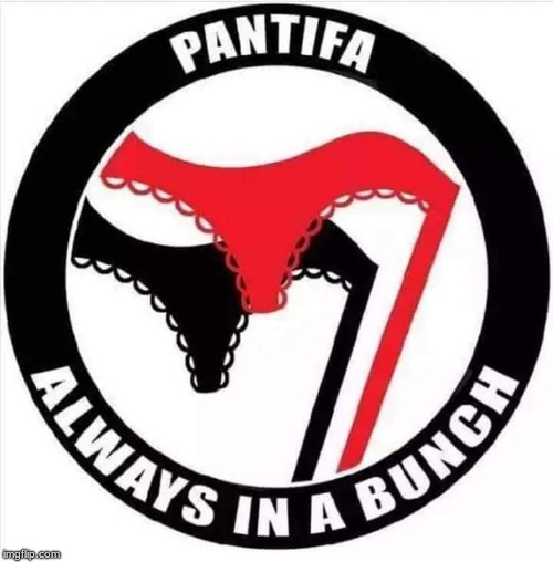 image tagged in pantifa always in a bunch | made w/ Imgflip meme maker