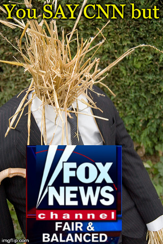Straw Man | You SAY CNN but | image tagged in straw man | made w/ Imgflip meme maker