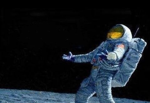 High Quality astronaut why Blank Meme Template