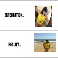 Expectation vs Reality | image tagged in expectation vs reality | made w/ Imgflip meme maker