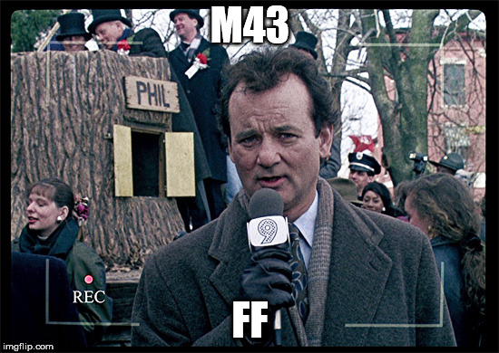 Groundhog Day | M43; FF | image tagged in groundhog day | made w/ Imgflip meme maker