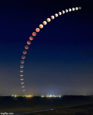 moon eclipse | image tagged in gifs,moon,eclipse | made w/ Imgflip video-to-gif maker
