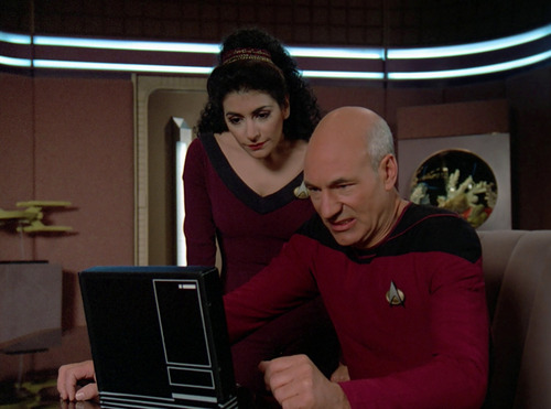 Picard and Troi Blank Meme Template