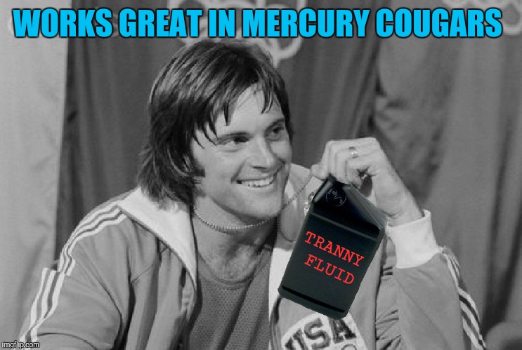WORKS GREAT IN MERCURY COUGARS TRANNY FLUID | made w/ Imgflip meme maker