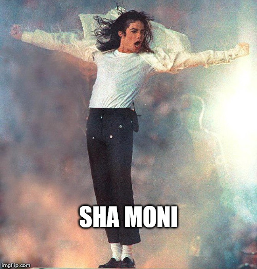 Michael Jackson Black or White | SHA MONI | image tagged in michael jackson black or white | made w/ Imgflip meme maker