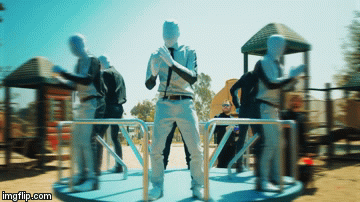 merry go round playground gif