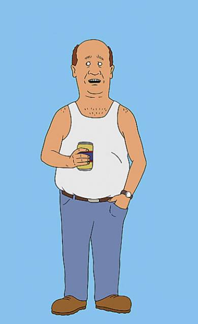 High Quality king of the hill bill Blank Meme Template