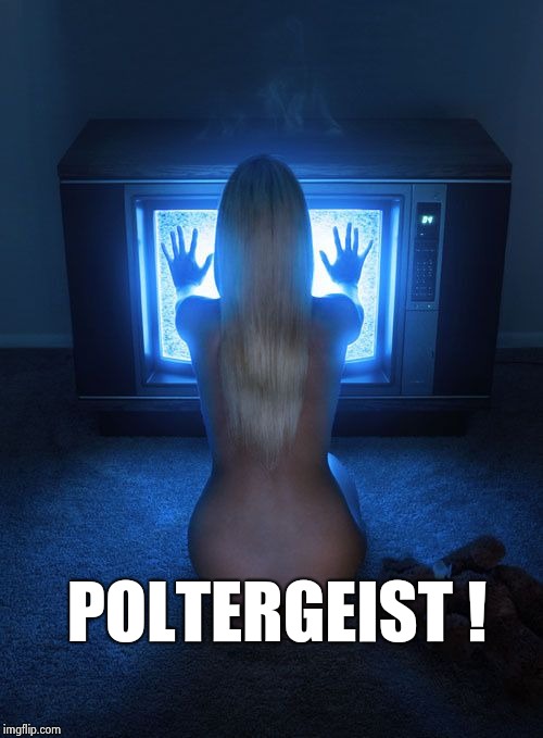 Poltergeist | POLTERGEIST ! | image tagged in poltergeist | made w/ Imgflip meme maker