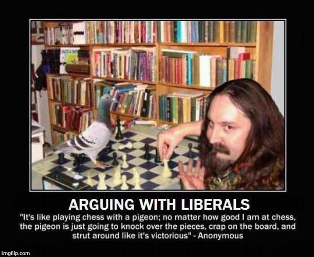 Arguing with Liberals | image tagged in arguing with liberals | made w/ Imgflip meme maker