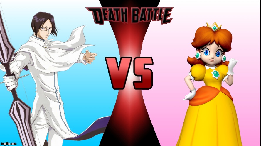 Uryu Ishida vs Princess Daisy (Bleach vs Arcana Power Princesses) | image tagged in quincy,arcana,flower power,lightning element | made w/ Imgflip meme maker