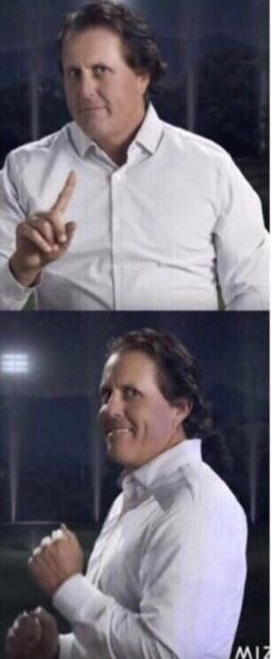 High Quality Phil Mickelson Blank Meme Template