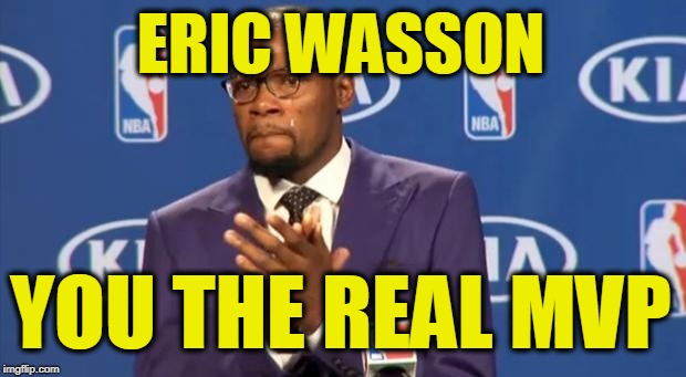 This Bouncer Not only Disarms a Guy, He Keeps Him Alive and Safe from the Angry Patrons until Police Arrive | ERIC WASSON; YOU THE REAL MVP | image tagged in memes,you the real mvp | made w/ Imgflip meme maker