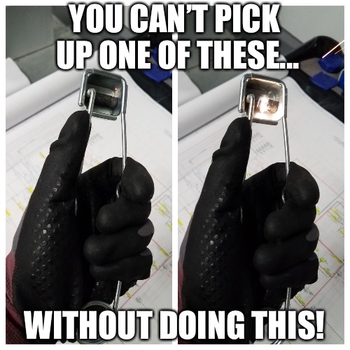 YOU CAN’T PICK UP ONE OF THESE... WITHOUT DOING THIS! | image tagged in striker | made w/ Imgflip meme maker