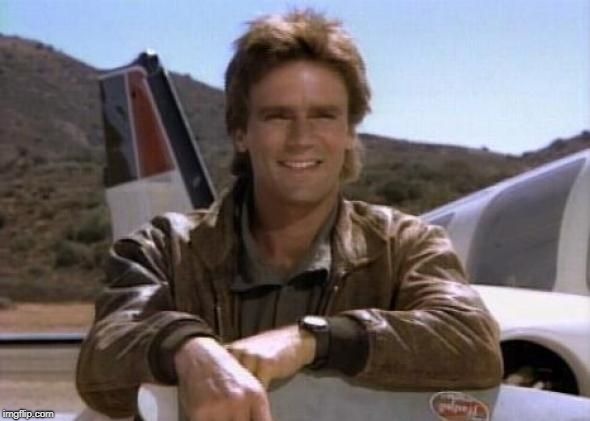 Mcgyver | . | image tagged in mcgyver | made w/ Imgflip meme maker