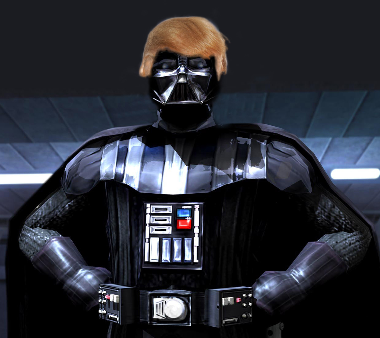 Trump Vader Blank Meme Template