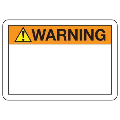 High Quality Warning sign Blank Meme Template