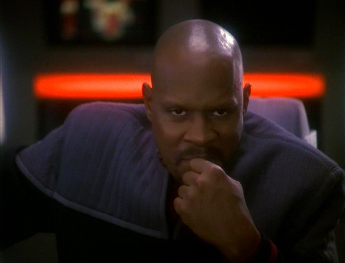 High Quality Benjamin Sisko Deep Space Nine Blank Meme Template