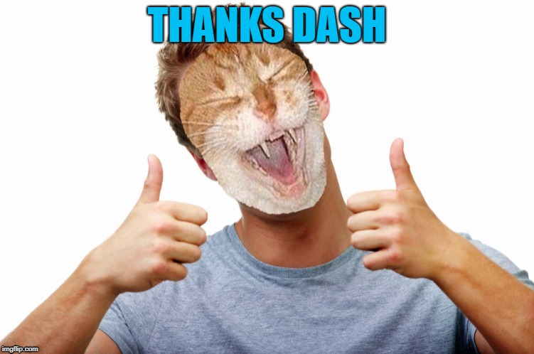 THANKS DASH | made w/ Imgflip meme maker