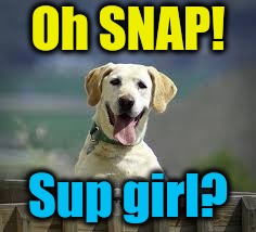 Oh SNAP! Sup girl? | made w/ Imgflip meme maker