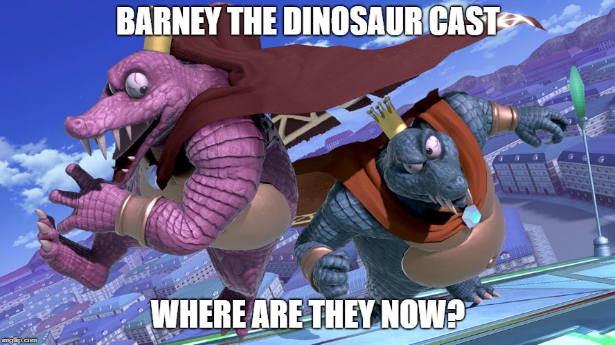 BARNEY THE DINOSAUR CAST; WHERE ARE THEY NOW? | made w/ Imgflip meme maker