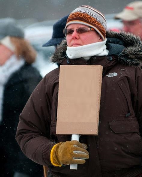 Canadian Protest Blank Meme Template