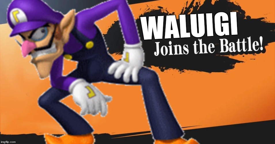 WALUIGI | image tagged in waluigi,super smash bros | made w/ Imgflip meme maker