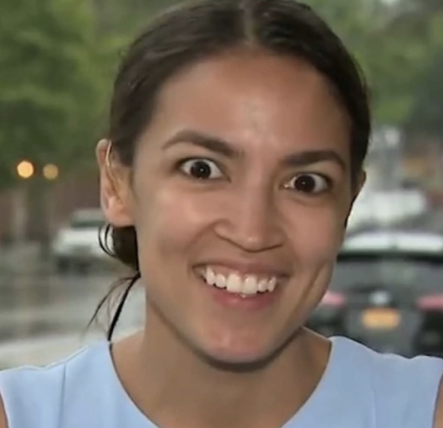 Alexandria Ocasio-Cortez Blank Meme Template