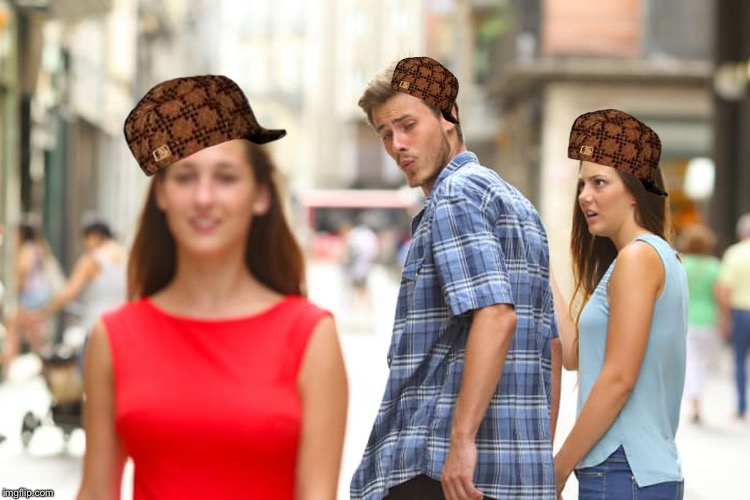 Distracted Boyfriend Meme | image tagged in memes,distracted boyfriend,scumbag | made w/ Imgflip meme maker