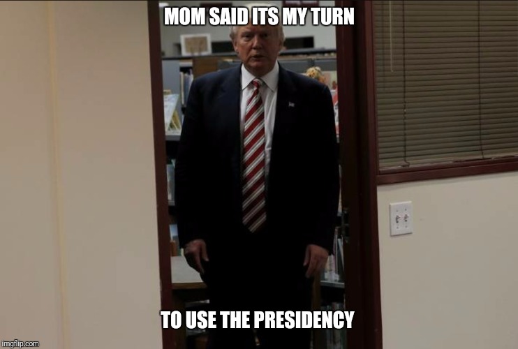 MOM SAID ITS MY TURN; TO USE THE PRESIDENCY | image tagged in trump,trumpsucks,dump trump,xbox memes | made w/ Imgflip meme maker